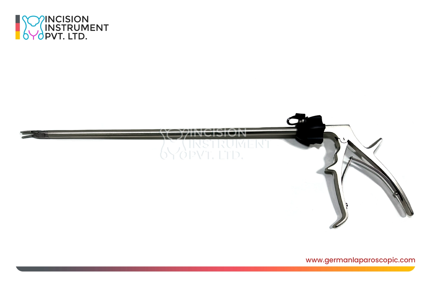 laparoscopic clip applicator single action long rod 10mm x 330mm manufacturer mumbai india