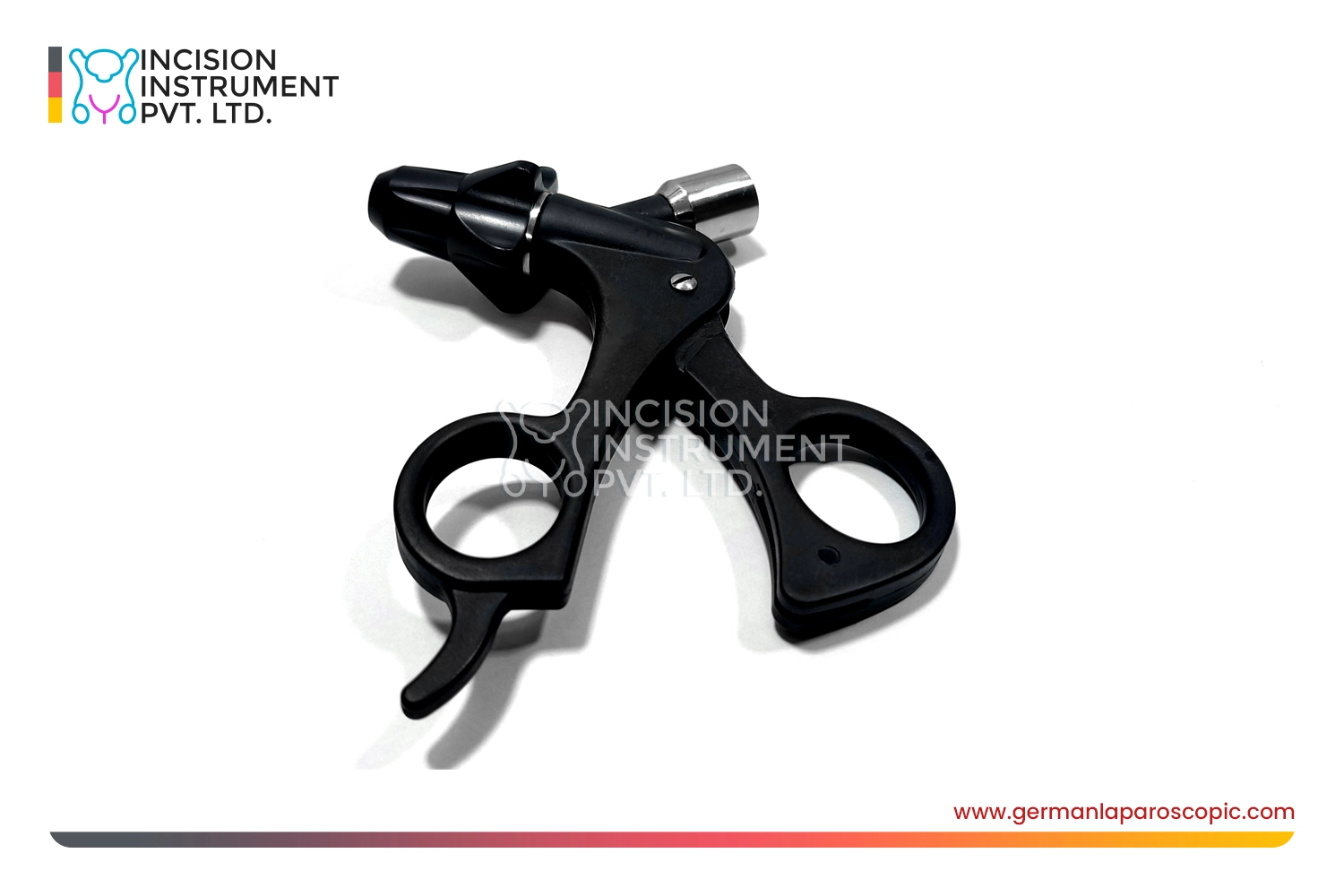 german laparoscopic monopolar grasper handle 3mm 5mm 10mm customizable length manufacturer and supplier mumbai india