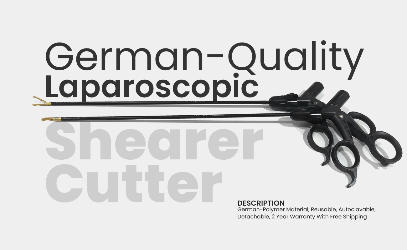 german quality laparoscopic sealer shearer cutter 5mm 330mm