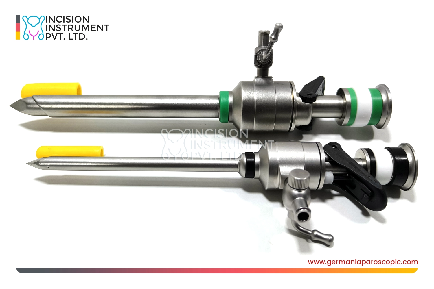 laparoscopic storz type trocar cannula 5mm 10mm x 110mm manufacturer mumbai india